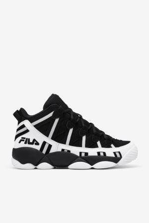 FILA Stackhouse Spaghetti Sneakers White / Black / Metal / Silver,Mens Shoes | CA.TYSRGK368